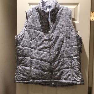 Ideology NWT space dye puffer vest athletic 2X